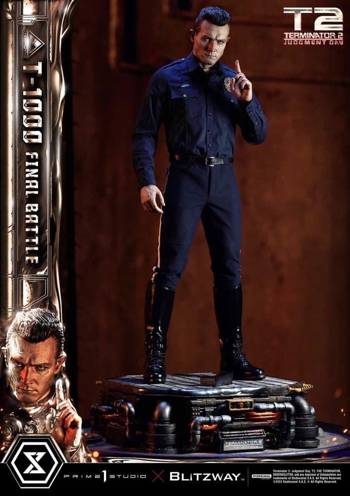 Terminator 2 Museum Masterline Series Statue 1/3 T-1000 Final Battle Deluxe Version 73 cm Top Merken Winkel